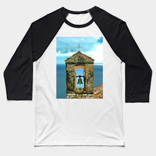 The Bell Tower in Eze Baseball T-Shirt